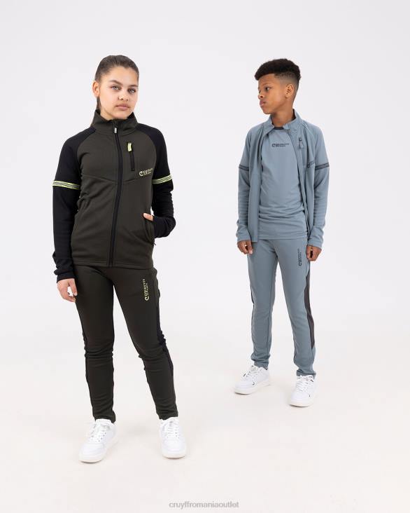 ro Cruyff costum mic verde armată ZBZ01093 Junior costume