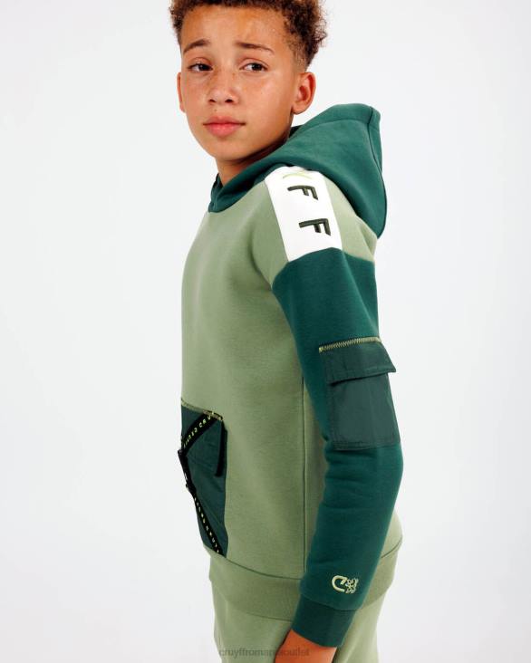 ro Cruyff glugă pentru costum de tuns verde ZBZ01163 Junior costume