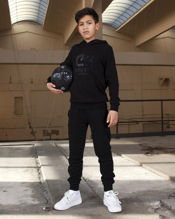 ro Cruyff se potrivește negru ZBZ01120 Junior costume