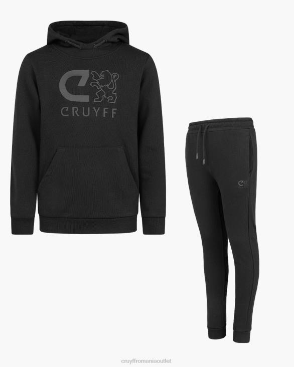 ro Cruyff se potrivește negru ZBZ01170 Junior costume