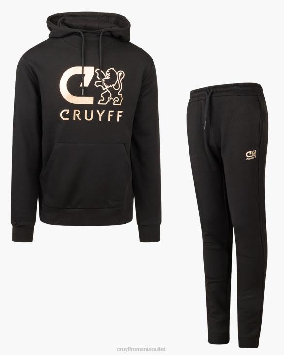 ro Cruyff se potrivește negru/bronz ZBZ01142 Junior costume