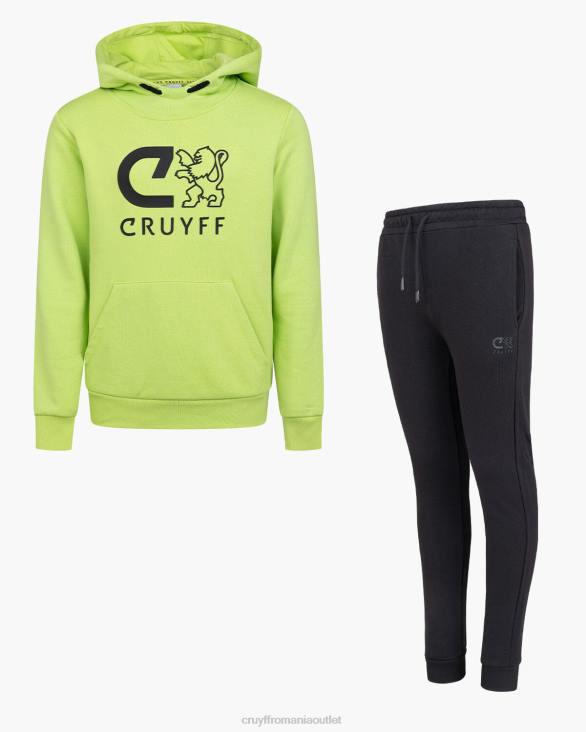 ro Cruyff se potrivește verde/negru ZBZ01143 Junior costume