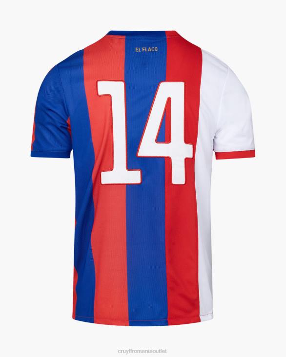 ro Cruyff X Blood In Blood Out 75 el flaco camasa alb roșu ZBZ0617 Junior tricou