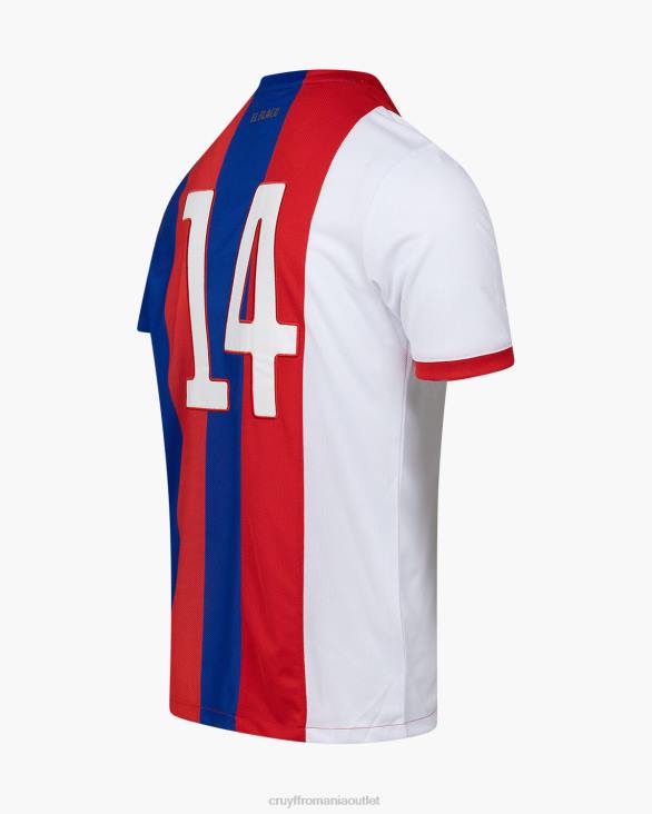 ro Cruyff X Blood In Blood Out 75 el flaco camasa alb roșu ZBZ0617 Junior tricou