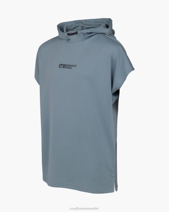 ro Cruyff box tee albastru ZBZ01109 Junior tricou