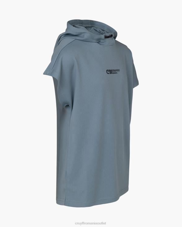 ro Cruyff box tee albastru ZBZ01109 Junior tricou