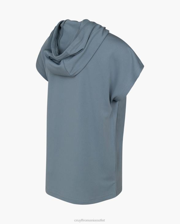 ro Cruyff box tee albastru ZBZ01109 Junior tricou