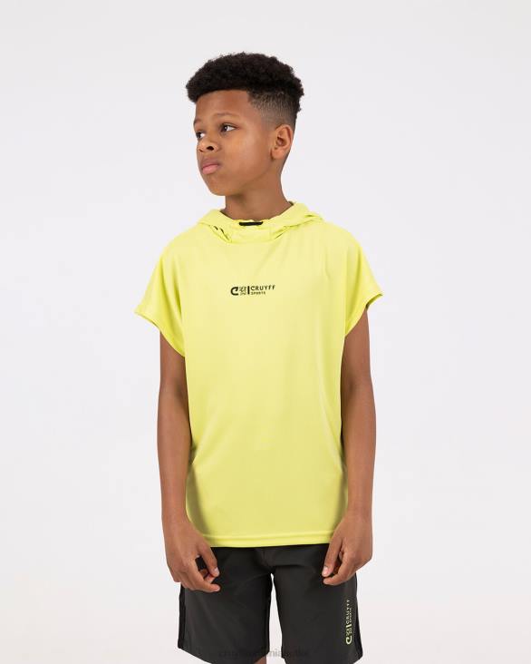 ro Cruyff box tee lămâie verde ZBZ01108 Junior tricou