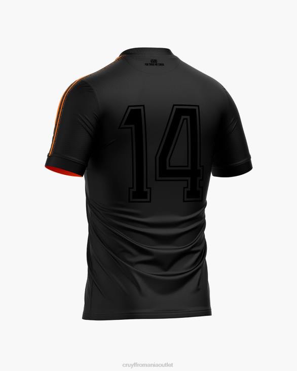 ro Cruyff nu-ți întoarce spatele tricou-ul portocaliu/negru ZBZ0751 Junior tricou