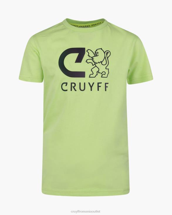 ro Cruyff tricou c-leu lămâie verde ZBZ01128 Junior tricou