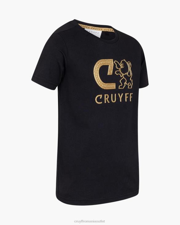 ro Cruyff tricou îndrăzneț negru ZBZ01130 Junior tricou