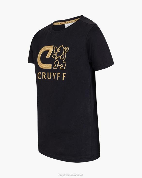 ro Cruyff tricou îndrăzneț negru ZBZ01130 Junior tricou